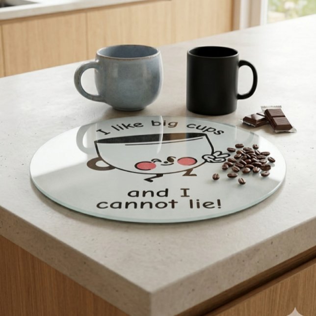 J'aime les grandes tasses – Planche à découper en  (Créateur téléchargé)