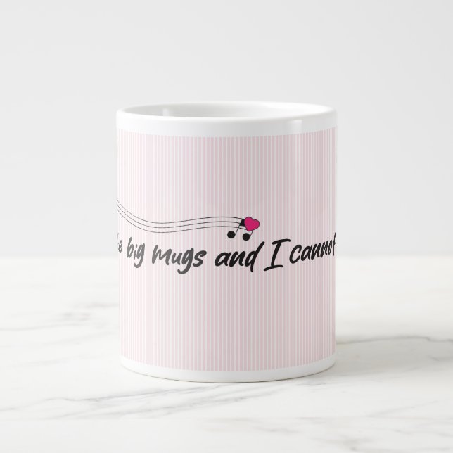 J'aime les grands mugs Mug à café (Devant)