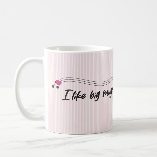 J'aime les grands mugs Mug à café (Gauche)