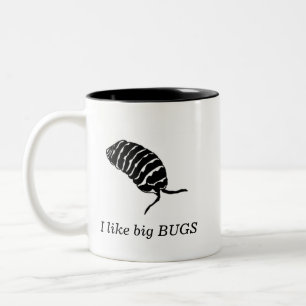 J'aime les gros BUGS à deux tons de café Mug