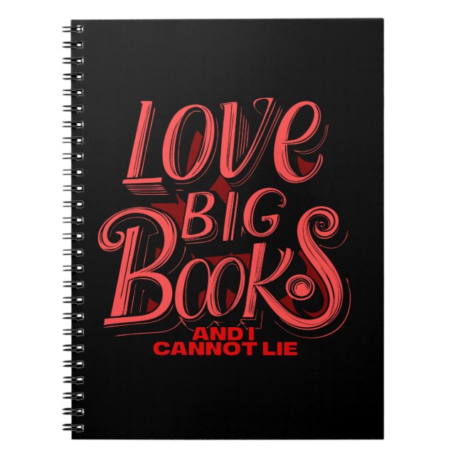 J'aime les gros livres Calligraphie (Devant)