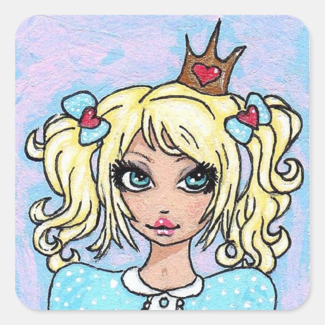 "J'Aime Les Lapins Fluffy !" Autocollant (Devant)