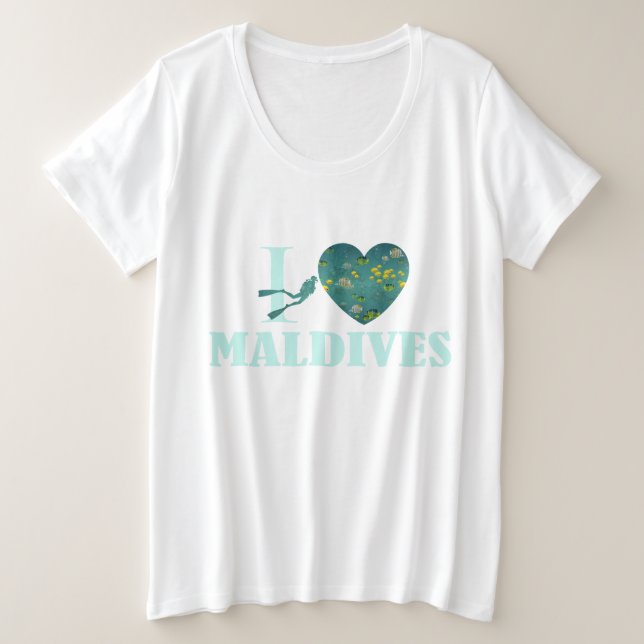 J'aime les Maldives (Design devant)