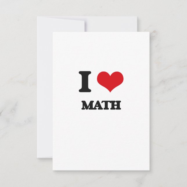 J'aime les maths (Devant)