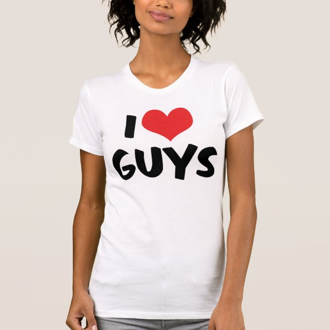 J'aime les mecs T-Shirt (Devant)
