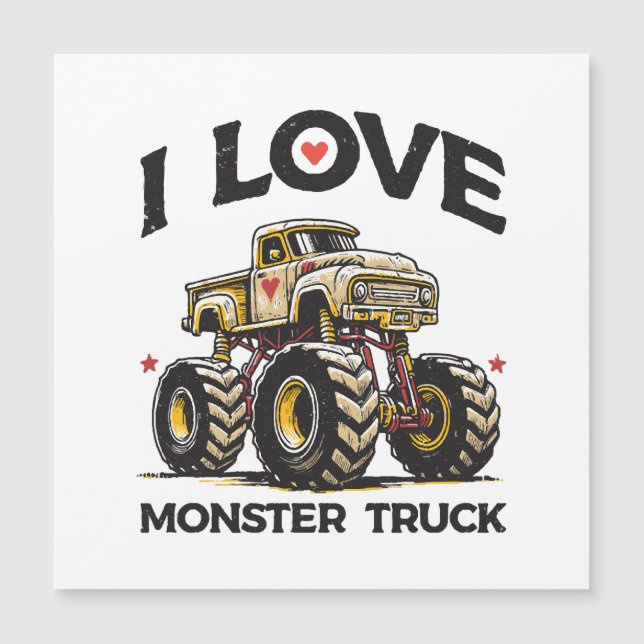 J'aime les monstres camions (Devant)