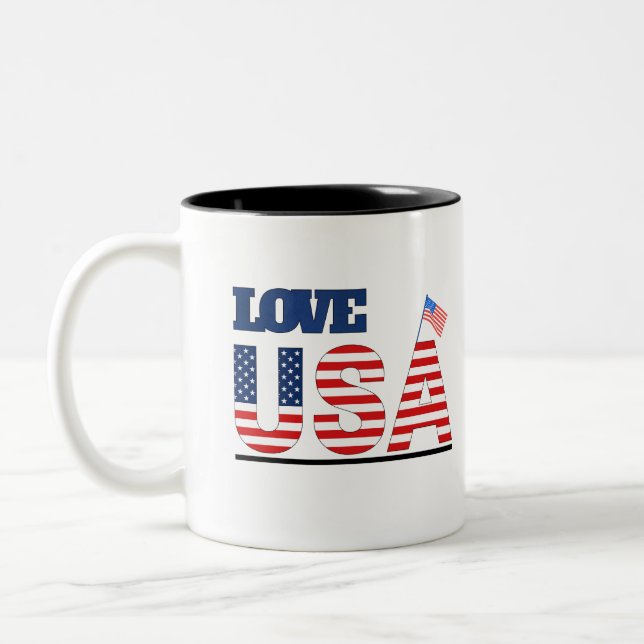 J'aime les nouveaux designs de mugs Usa  (Gauche)