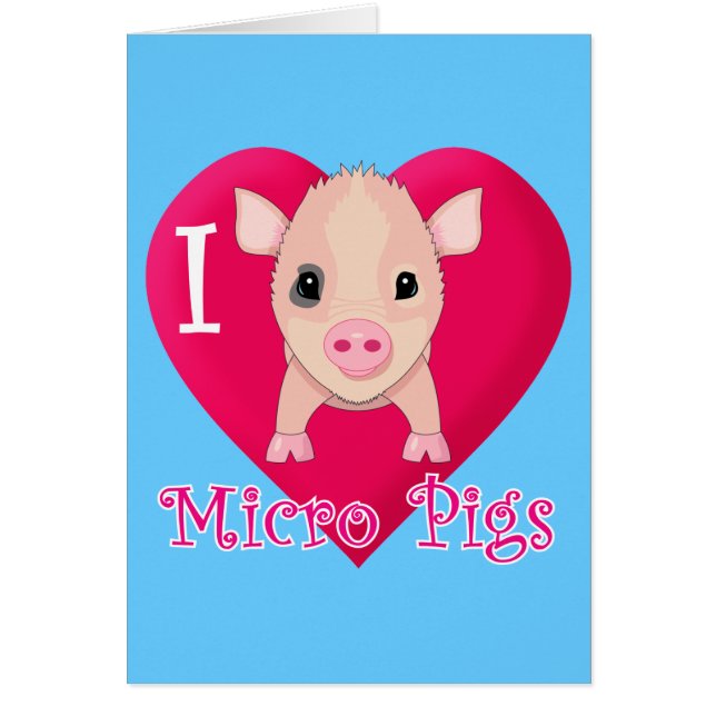 J'aime les porcs micro (Devant)