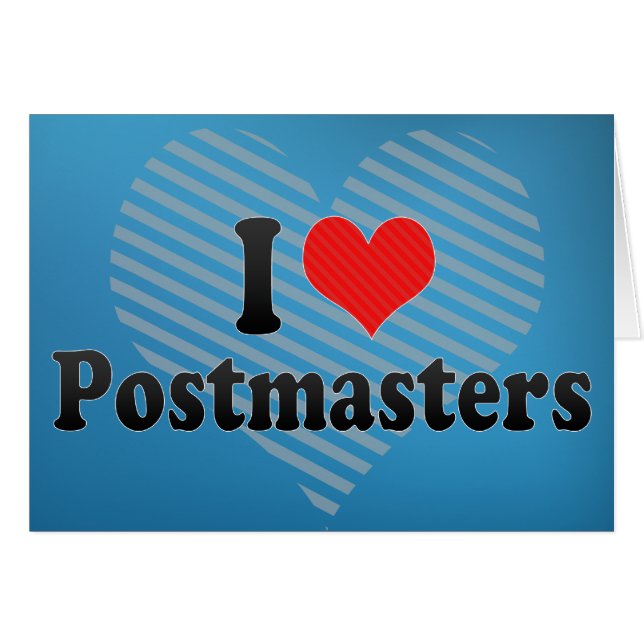 J'aime les postiers (Devant horizontal)