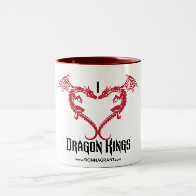 J'aime les Rois Mug de dragon (Centre)