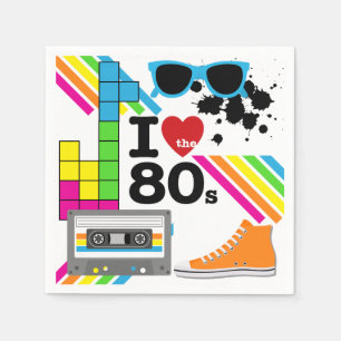 J'aime les serviettes en papier des années 80