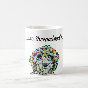 J'Aime Les Sheepadoodles 11 oz. Mug