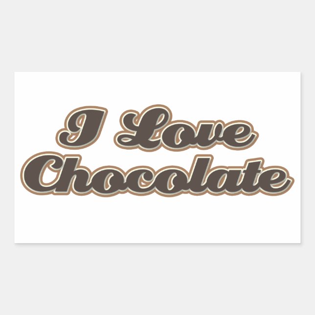 J'Aime Les Stickers Chocolat (Devant)