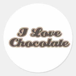 J'Aime Les Stickers Chocolat