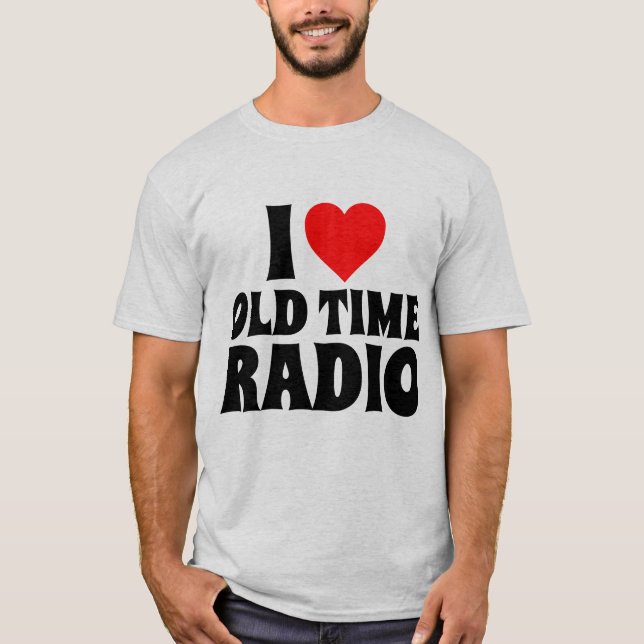 J'AIME LES T-SHIRTS DE LA RADIO D'ANTAN (Devant)
