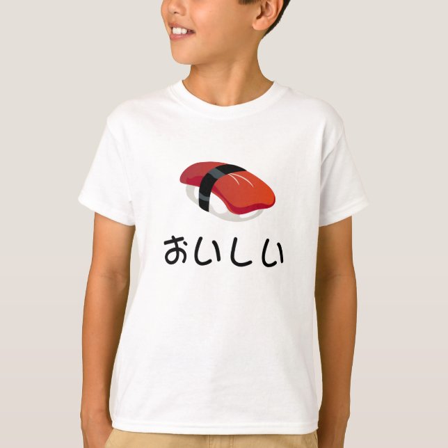 J'aime les T-shirts de l'enfant de sushi (Devant)