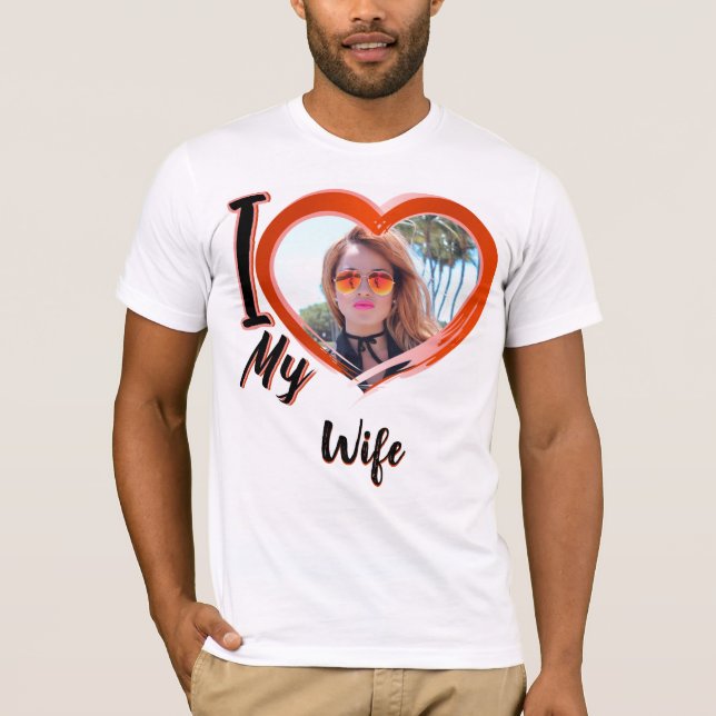 J'aime les t-shirts My Wife Mens (Devant)