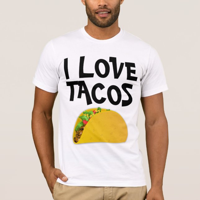 J'AIME les t-shirts TACOS (Devant)