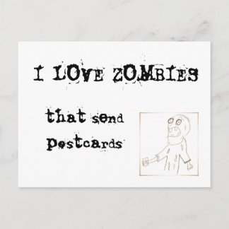 J'aime les zombis qui envoient des cartes postales