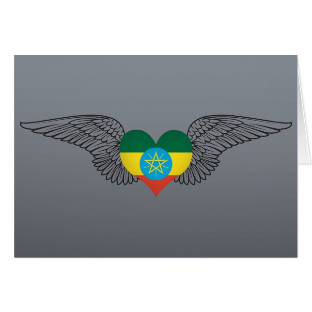 J'aime l'Ethiopie - ailes (Devant horizontal)
