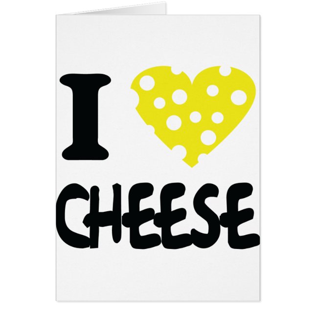 J'aime l'icône du fromage (Devant)