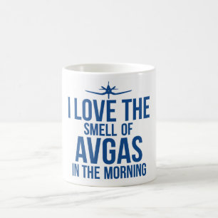J'aime l'odeur de la tasse d'Avgas
