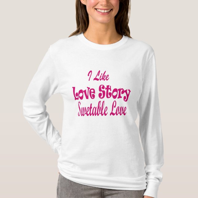 J'Aime Love Story T-Shirt (Devant)