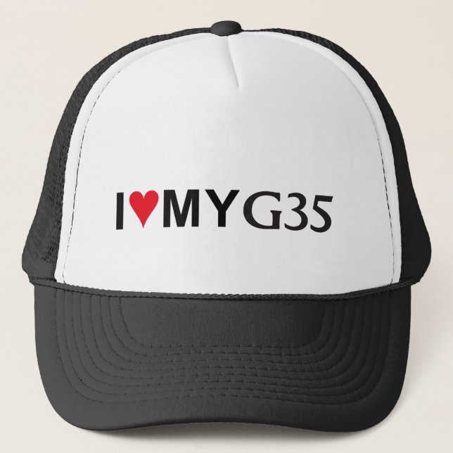 J'aime ma casquette de baseball G35 (Devant)