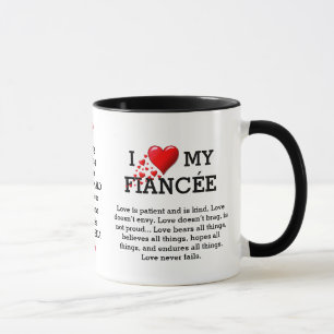 J'AIME MA FIANCÉE Custom Christian Mug