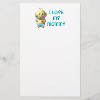 J'aime ma maman Bouncing Baby avec le coeur et les