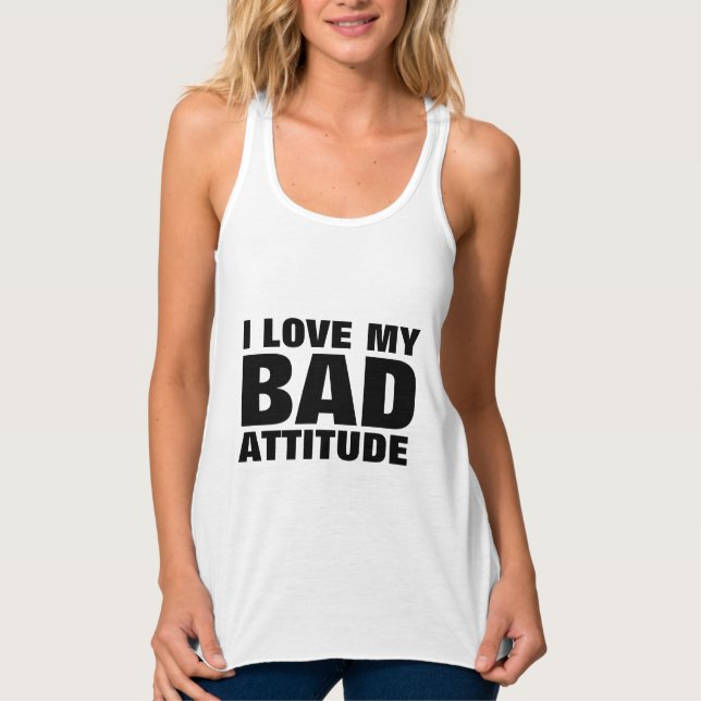 J'AIME MA MAUVAISE ATTITUDE T-shirts et débardeurs (Devant)