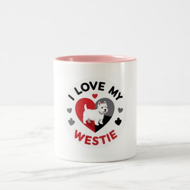 J'Aime Ma Mug De Chien Westie (Centre)