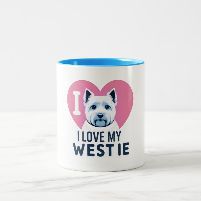 J'Aime Ma Mug De Chien Westie (Centre)