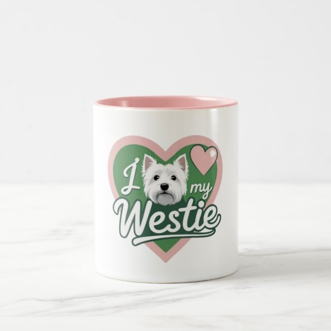 J'Aime Ma Mug De Chien Westie (Centre)