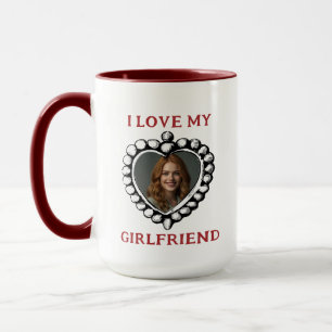 j'aime ma petite amie Photo Mug
