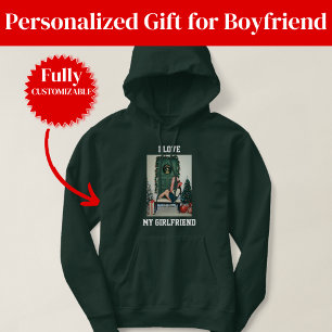 J'aime ma petite amie Photo Pullover Hoodie