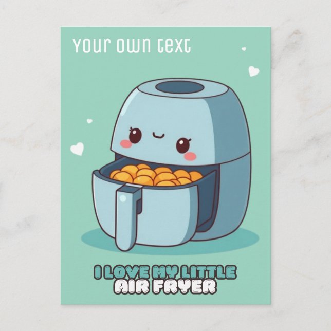 J'aime ma petite carte postale de cuisine de frais (Devant)
