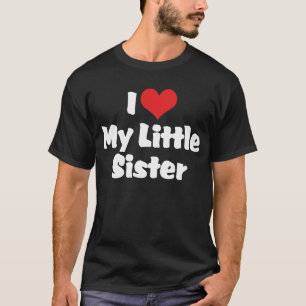J'aime ma petite sœur T-shirt foncé