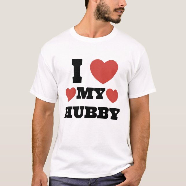 J'AIME MA T-shirt HUBBY (Devant)