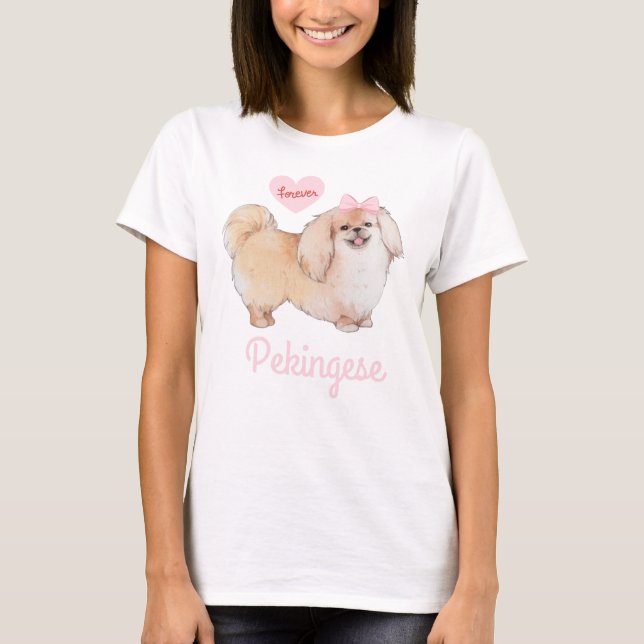 J'Aime Ma T-shirt Pekingese (Devant)