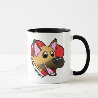 J'aime ma tasse de berger allemand