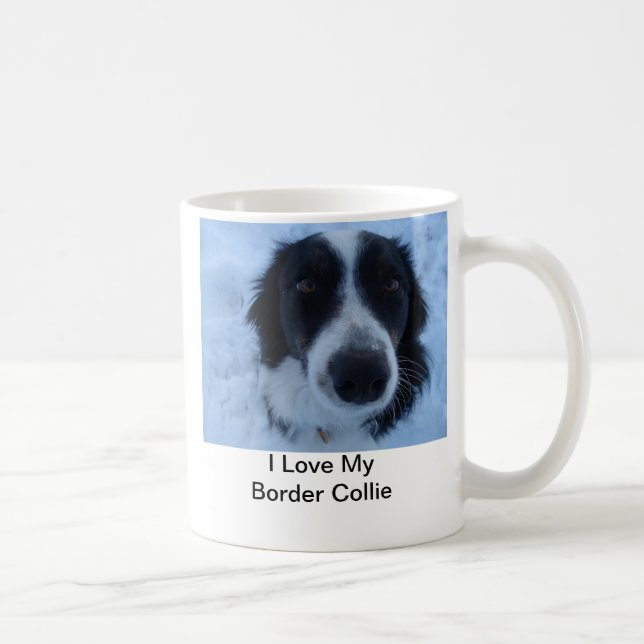 J'aime ma tasse de border collie (Droite)