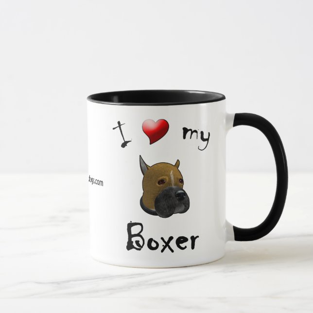 J'aime ma tasse de boxeur (Droite)