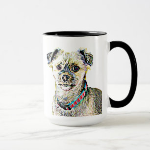 J'aime ma tasse de café personnalisée pour chien