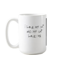 J'aime ma tasse de chat