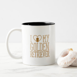 J'aime ma tasse de golden retriever