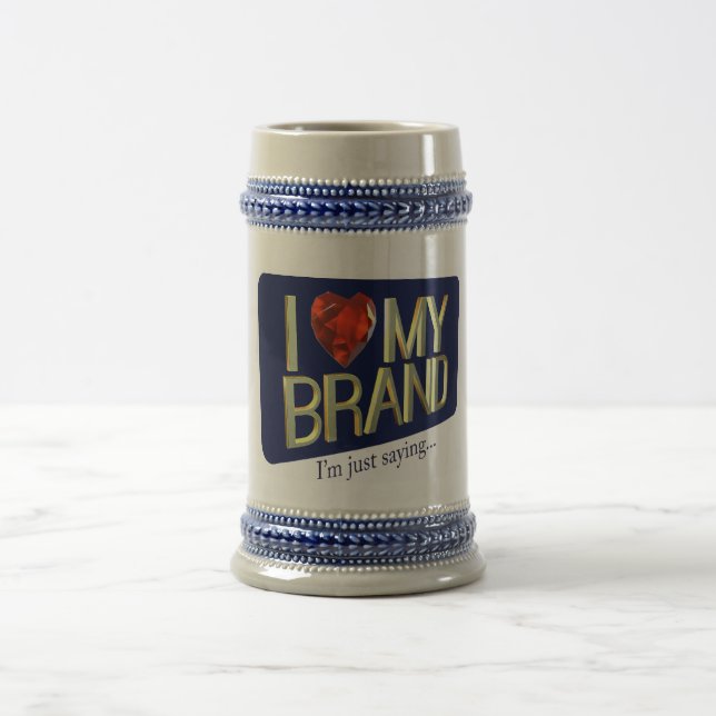 J'aime ma tasse de marque (Centre)