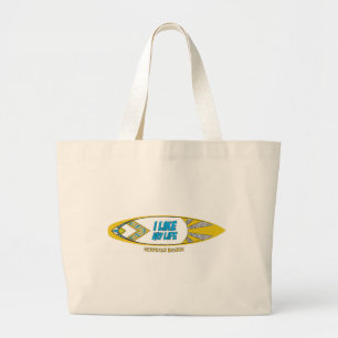 "J'aime ma vie" Sac fourre-tout HB Grocery Tot