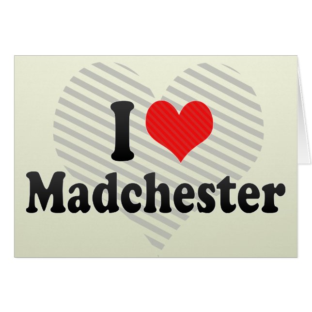 J'aime Madchester (Devant horizontal)