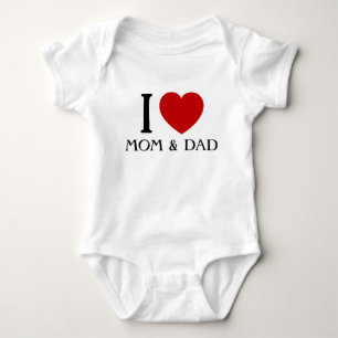 J'aime Maman et Papa T-Shirts Enfants & Bébé